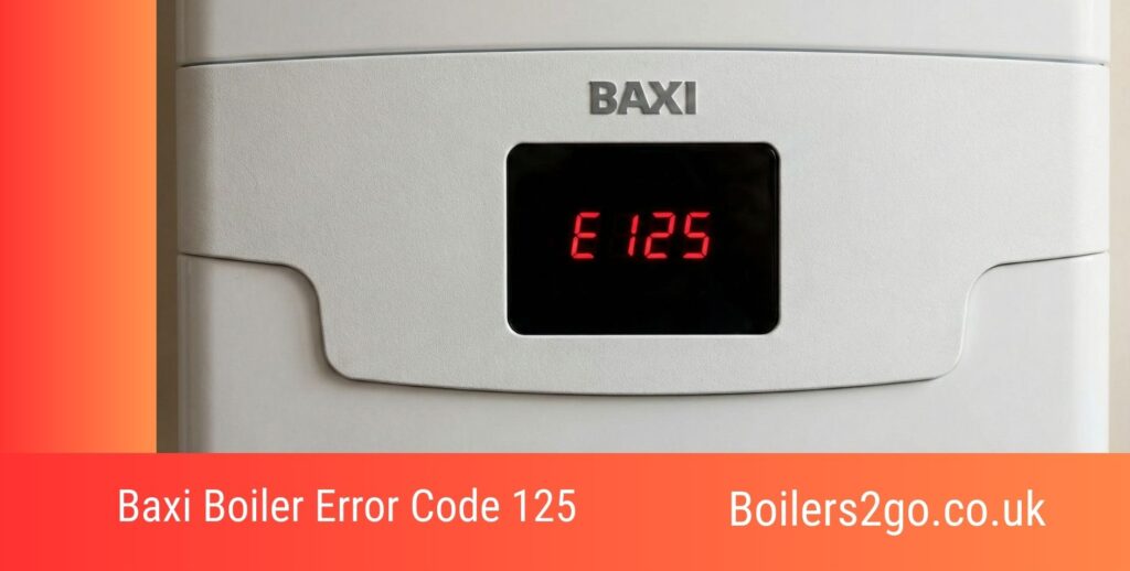 Baxi Boiler Error Code 125