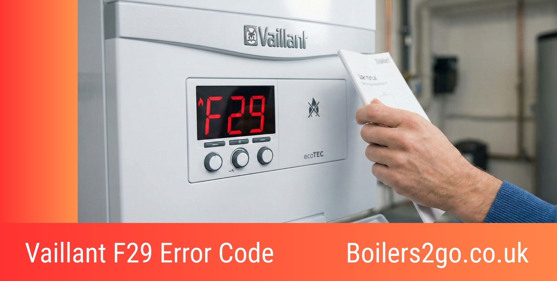 vaillant f29 error code on boiler