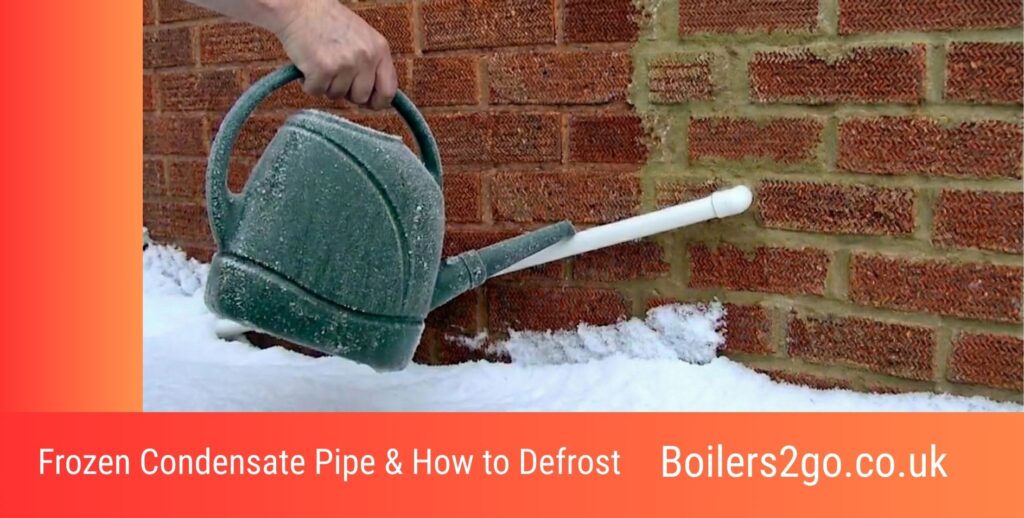 Frozen Condensate Pipe how to defrost