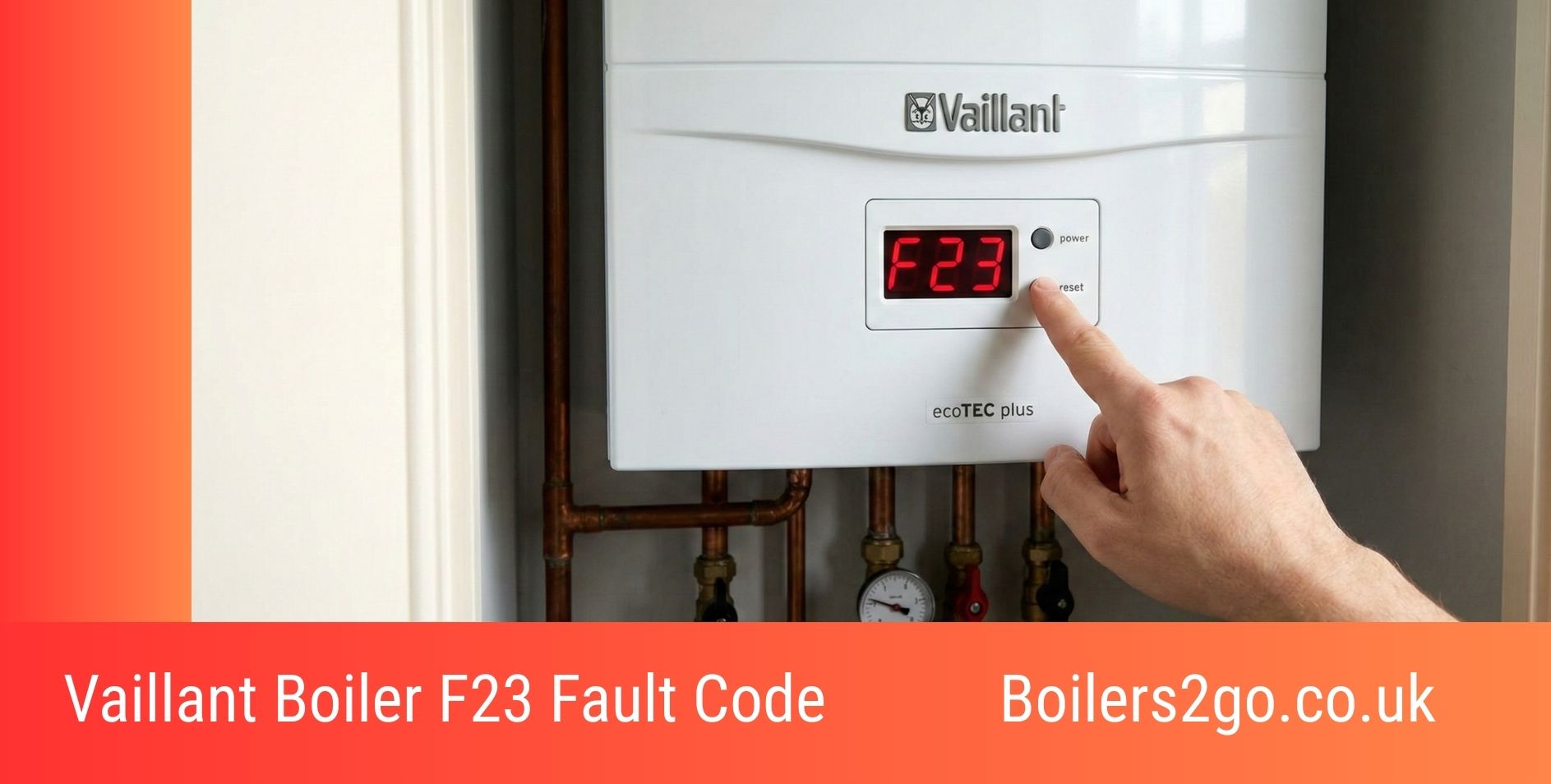 Vaillant Boiler F23 Fault Code