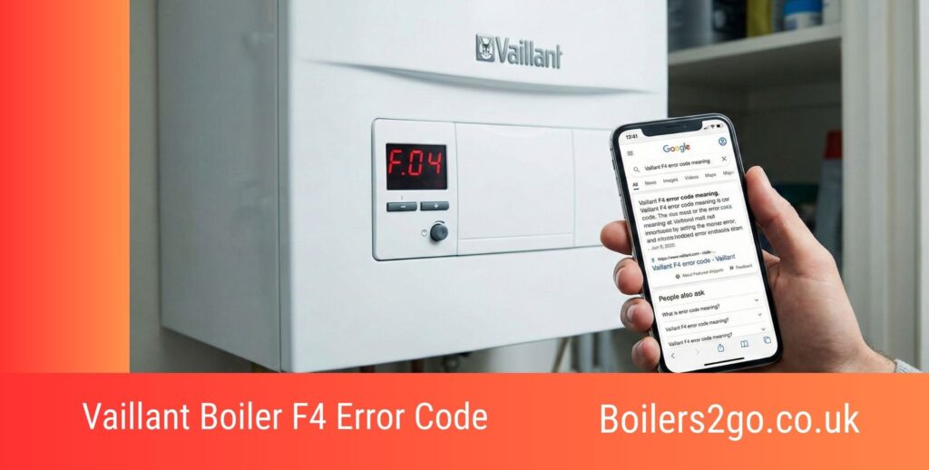 Vaillant Boiler F4 Error Code