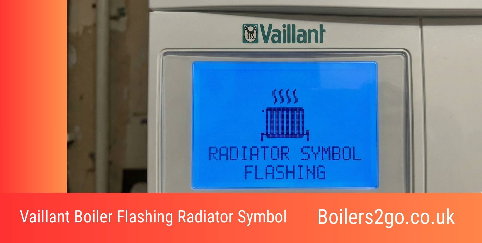 Vaillant Boiler Flashing Radiator Symbol