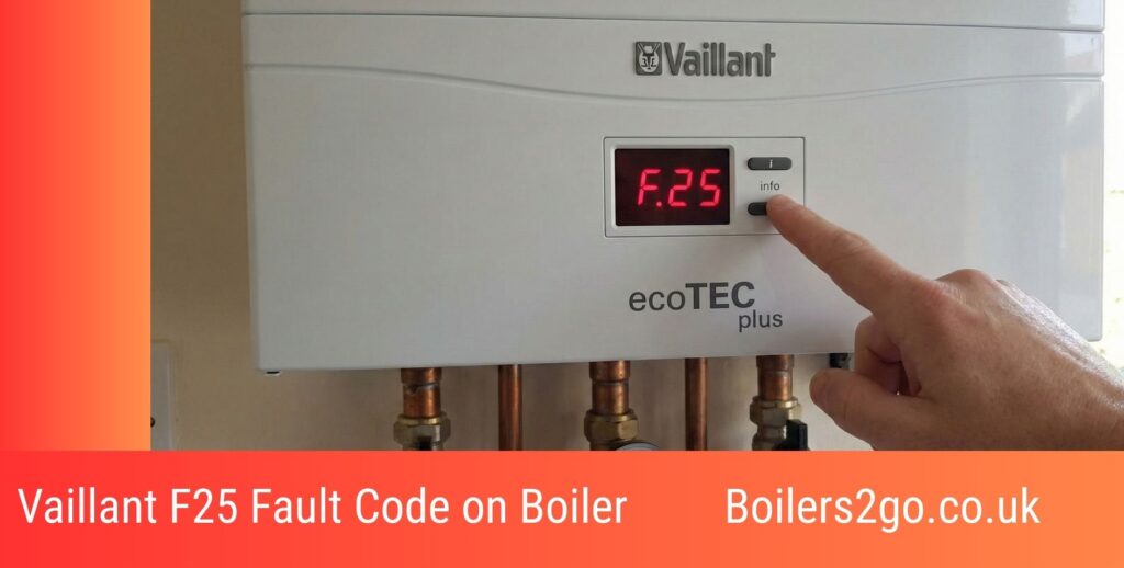 Vaillant F25 Fault Code on Boiler