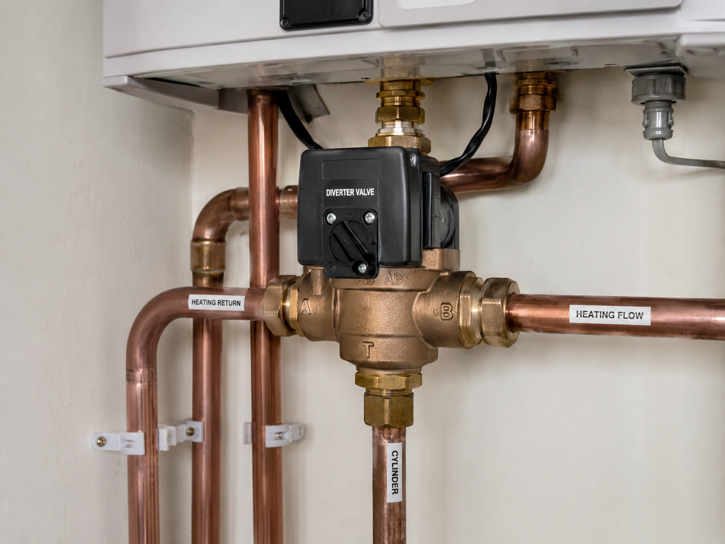 what is a diverter valve on a boiler